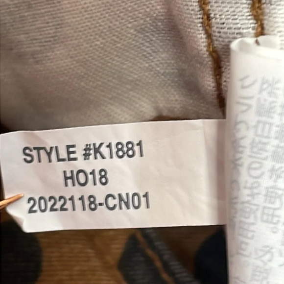 Madewell 10” High Rise Skinny Denim Jeans Dot Print 32 - Picture 14 of 15